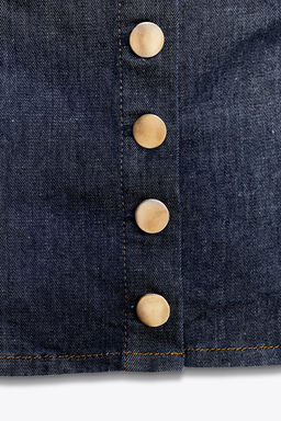 Z1975 DENIM CROP TOP - Zara фото 16
