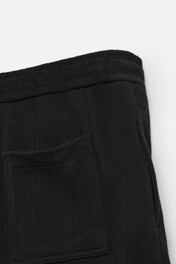 JACQUARD TEXTURED BERMUDA SHORTS - Zara фото 9
