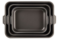 АП_AZURE (Сатин) Набор противней (190*250мм.230*300мм.270*350мм)без крышки а/п арт.63034 Калитва