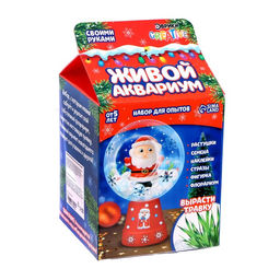 Набор для опытов Живой аквариум: Дед Мороз