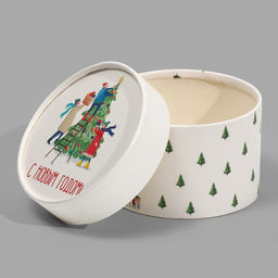 Коробка подарочная С Новым годом, 12 х 8 см - Дарите счастье фото 2