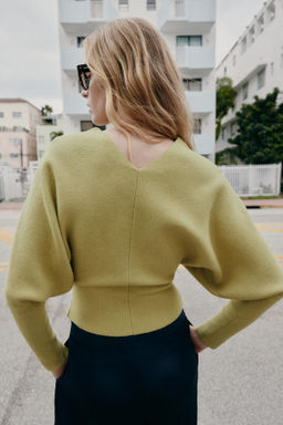 V-NECK KNIT JUMPER - Zara фото 13