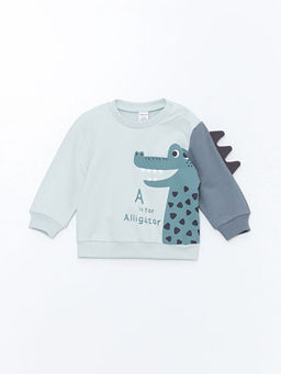 Dinazor Bask?l? Erkek Bebek E?ofman Tak?m - Waikiki фото 2