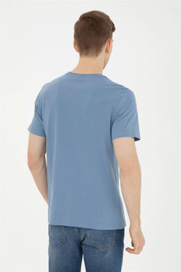 Мужская футболка цвета индиго - U.s. polo assn фото 5