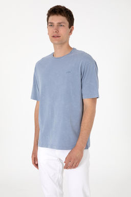 Erkek Comfort Fit Bisiklet Yaka Mavi Y_kamal_ Ti__rt Sepette S_rpriz _ndirim - U.s. polo assn фото 3