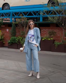 Футболка с шёлковой вставкой FSK089 - Sahar art lab фото 9