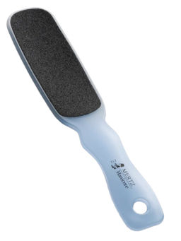 Mertz Тёрка педикюрная двусторонняя абразивная 717, 100/180 грит, голубой