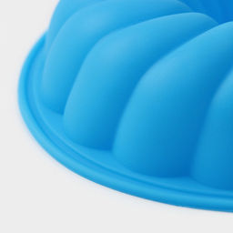 Форма для выпечки Доляна «Немецкий кекс. Заварное печенье», силикон, d=13 см, внутр.d=11.5 см, цвет синий