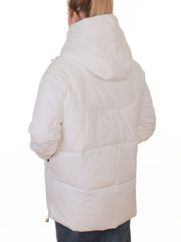 2387 WHITE Куртка зимняя женская (150 гр. холлофайбер)