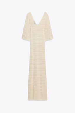 POINTELLE KNIT MAXI DRESS - Zara фото 17
