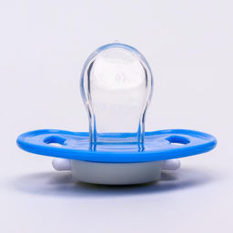Соска-пустышка ортодонтическая, силикон, от 6 мес., с колпачком, Самолет, цвет голубой - Крошка я фото 6