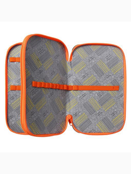 Пенал школьный, 2 секции, 12.5×20.5×4 см«Панда»