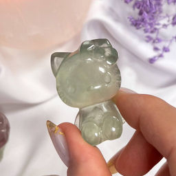 Фигурка резная "Hello Kitty" из Флюорита