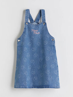 Minnie Mouse Nak??l? K?z ?ocuk Jean Elbise