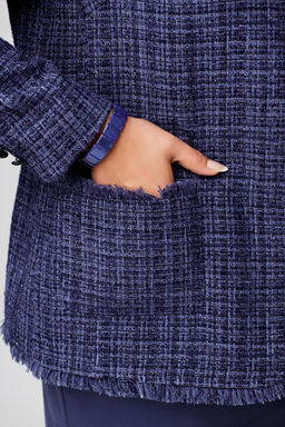 Жакет FITA 20511 сине-баклажановый