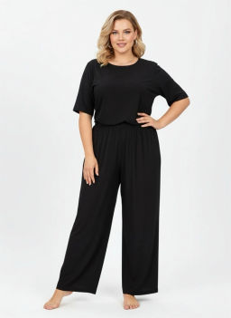 Брюки на резинке ZBB31507BLK01
