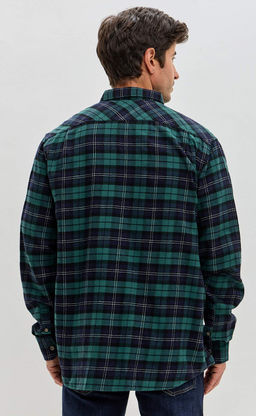 Рубашка F521-0460 green-blue - Fine joyce фото 8