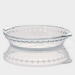 Форма для запекания Доляна Фуэго, 700 мл, 22.7203.6 см, с ручками, круглая, жаропрочное стекло, прозрачная  фото 2