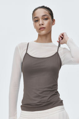 Top de tirantes en microfibra - H&m фото 5