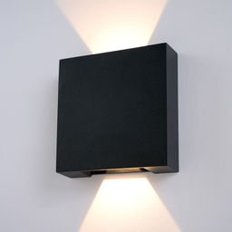 ULU-P33B-4W/4000K IP65 BLACK Светильник светодиодный уличный. Архитектурный накладной. Белый свет (4000K). Корпус черный. TM Uniel