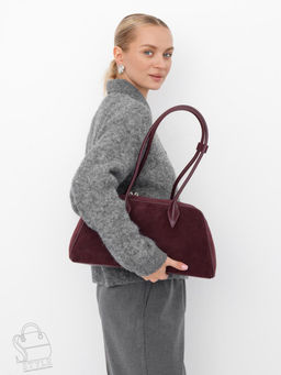 Сумка женская кожаная 990180NN wine red Natale Navetta  в Новосибирске