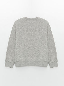 Bisiklet Yaka Basic Uzun Kollu K?z ?ocuk Sweatshirt - Waikiki фото 2