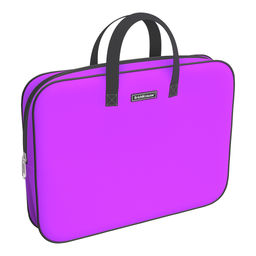 Цена за 1 шт. Папка текстильная на молнии ErichKrause с ручками Neon® Violet, A4+