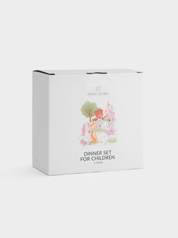 Набор посуды, детский, 1 перс, 3 пр, фарфор N, белый, Сказочные животные, Fabulous animals - Anna lafarg фото 10