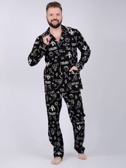 Пижама "Премиум" чёрный, трикотаж