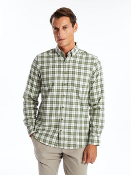 Regular Fit Uzun Kollu Ekose Erkek G?mlek