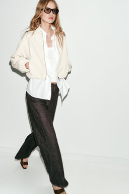 PUFF-SLEEVE JACKET WITH ZIP - Zara фото 11