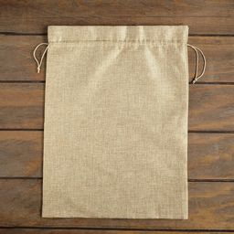 Цена за 5 шт. Мешочек подарочный из холщи, 30 х 40 см - Simaland фото 5