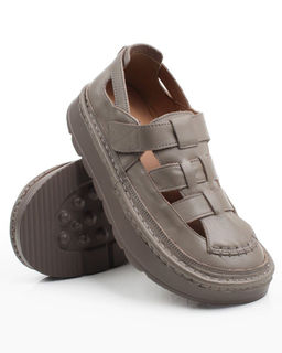 06-2192-4 GRAY Туфли женские (натуральная кожа)