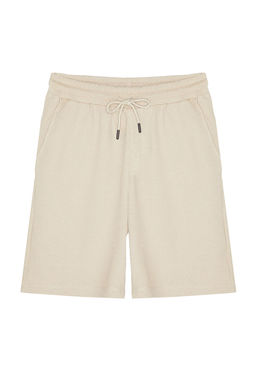 Lacivert-Bej Regular Kordonlu 2 Li Paket Sort & Bermuda TMNSS23SR00076