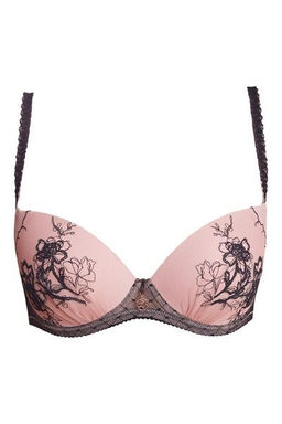 -60% Бюстгальтер Milavitsa 320375 античная роза с черным  фото 4