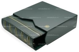 Альбом для монет без листов c защитным шубером формат Optima Gigant Зеленый Классический дизайн LEUCHTTURM 311417