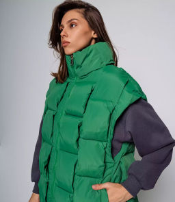 Жилет #КТ354, зелёный