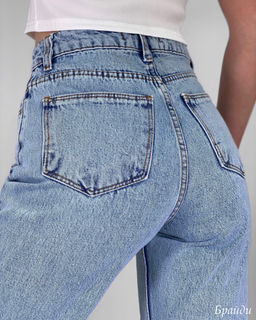Джинсы Брайди (голубой) Турция - Nadi bordo фото 3