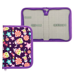 Пенал школьный «Совы», 13×19.5 см, 1 секция, на молнии, ткань