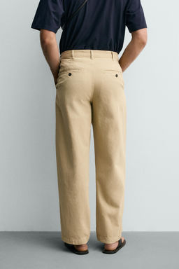 PANTAL?N CHINO STRAIGHT FIT / Tostado