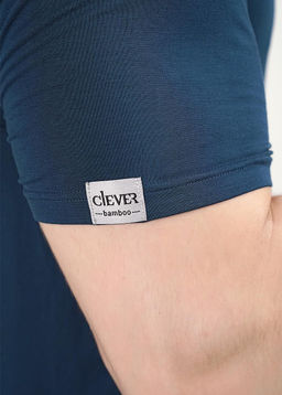 CLE MF608810 Фуфайка муж бам т.бирюзовый - Clever wear фото 4