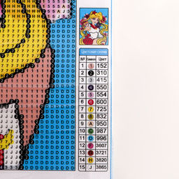 Алмазная мозаика с полным заполнением на холсте «Лунная принцесса», 30×40 см