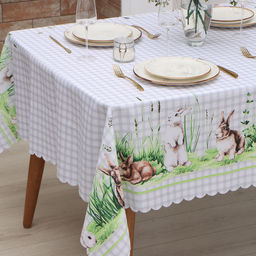 Скатерть Доляна Easter joy 145*110 см, 100% п/э  фото 11
