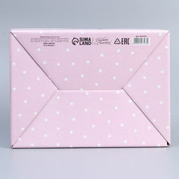 Цена за 2 шт. Коробка подарочная сборная, упаковка, 8 марта, 26?19?10 см