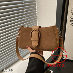 Сумка из мягкой эко-замши с кожаными вставками - Bruno фото 11