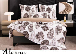 КПБ Alanna Мунайс на резинке по кругу ALAMUR043 2 спальный