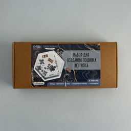 Набор для создания поддона из гипса с сухоцветами Шестиугольник - Школа талантов фото 13
