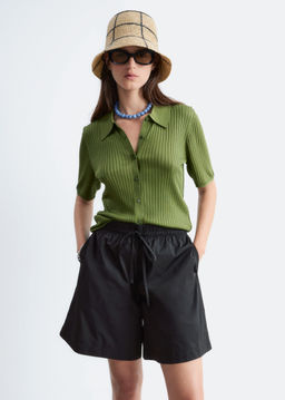 Pantal?n corto a la rodilla con cord?n de ajuste - H&m фото 4