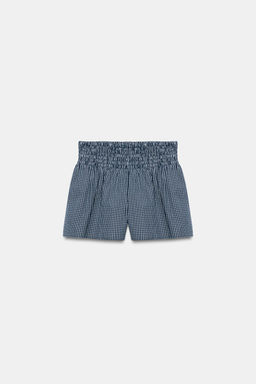 SHORTS CUADRO VICHY / Marino - Zara фото 7
