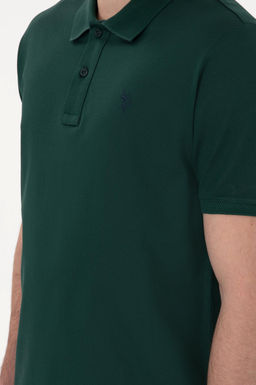 Erkek Regular Fit Polo Yaka Koyu Ye_il Basic Ti__rt Sepette S_rpriz _ndirim - U.s. polo assn фото 7